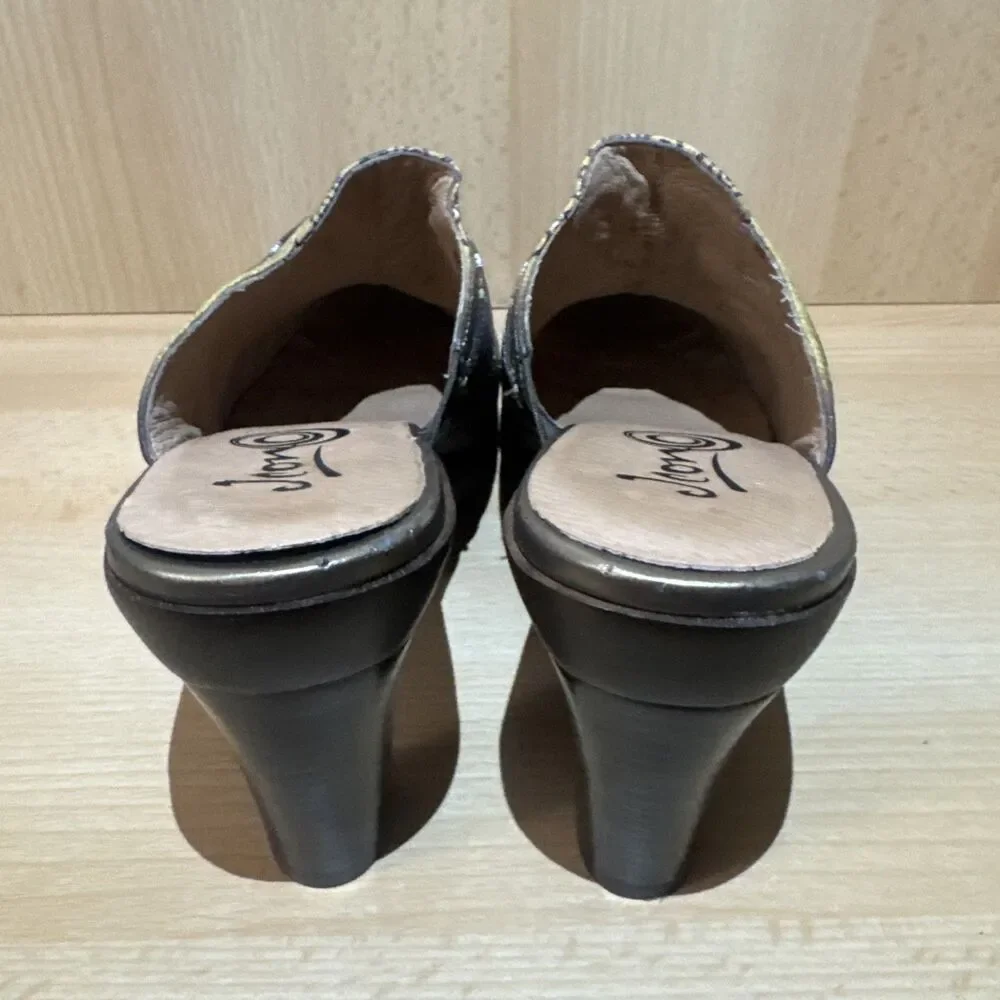 ICON Los Angeles Leather Gustav Klimt Wearable Art High Heels 10